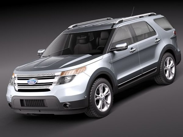 ford explorer 3d model